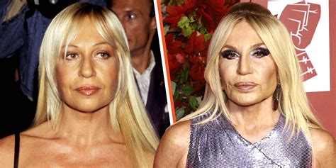 donatella versace avant après|gianni versace fashion.